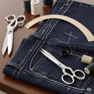 Tailoring pants.